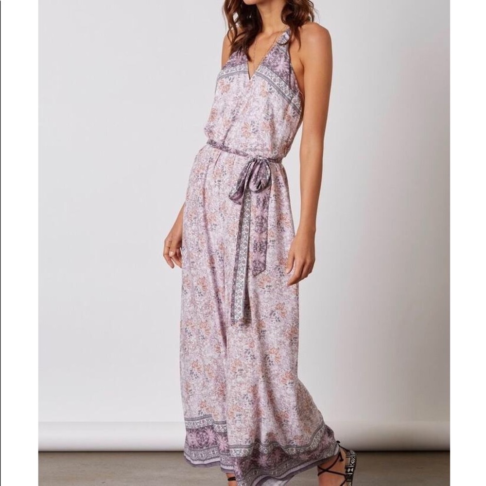 Patterned Flowy Jumpsuit - Picture 3 of 15